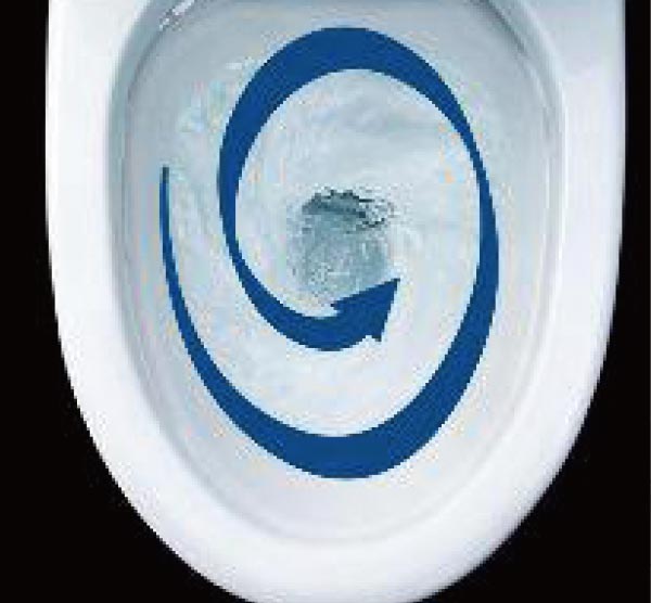 フルオート便器洗浄。立ち上がると自動的に洗浄するトイレ