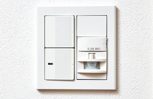 人感センサー付玄関照明